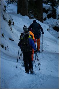 Schneeschulaufen mit Gruppen